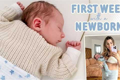 My First Week with a Newborn: Postpartum Care + Our New Morning Routine (Life has changed…)
