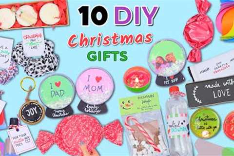 10 DIY BEST CHRISTMAS GIFT IDEAS - Gifts For Best Friend, Family, Secret Santa - Quick &amp; Easy!