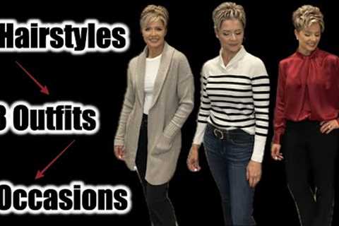 3 Hairstyles, 3 Outfits, 3 Occasions | Casual, Everyday &amp; Glam