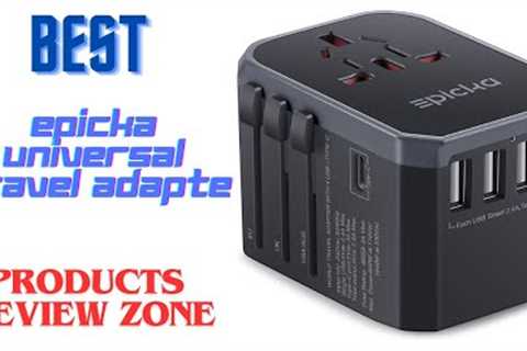 Best By Amazon EPICKA Universal Travel Adapter-2024 | Products Review Zone | On Amazon | Best Review