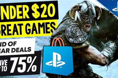 11 AWESOME PSN Game Deals UNDER $20! GREAT PS4/PS5 Games to Buy! End Of Year Deals Sale 2023