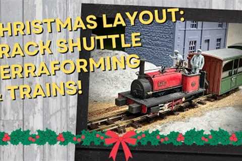 Christmas Model Railway pt2: Trackwork, Landscape &amp; Trains!
