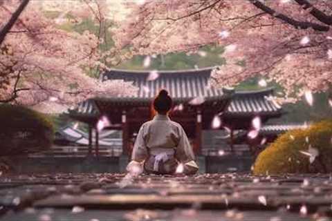 Japanese Cherry Blossom Meditation - Relaxing Music for Stress Relief and Deep Relaxation
