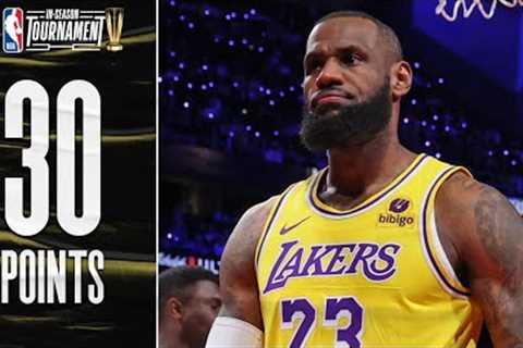 LeBron James WENT OFF!  30 PTS &amp; 8 AST in 3 Qtrs! Full Highlights vs Pelicans 🔥