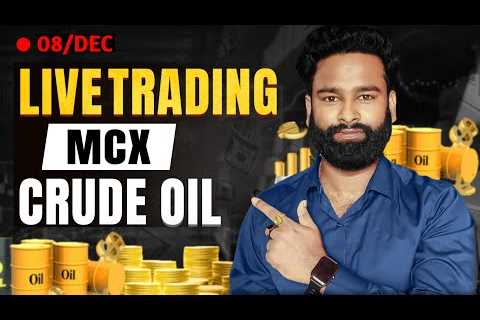 08DEC | MCX Live Trading | Crude Oil Live Trading | Commodity Trading Live | Stock Market Live #mcx