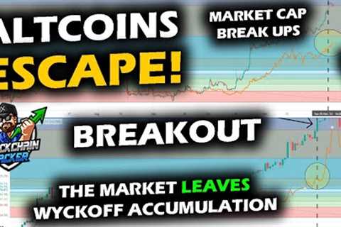 OFF AND AWAY THEY GO, Altcoin Market Breaks Out of Wyckoff Accumulation As Bitcoin Price Chart Leads