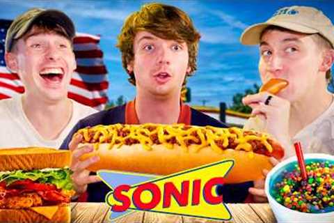 Brits try Sonic for the first time with Karl Jacobs!