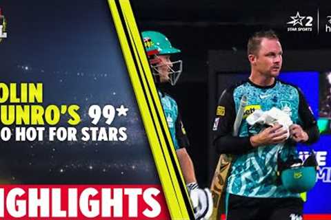 Colin Munro, Xavier Bartlett Brilliance Gives Brisbane Heat First Points | BBL 13