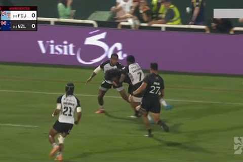 FIJI vs NEW ZEALAND ► Dubai Rugby 7s 2023 ~ Highlights (Bronze medal)