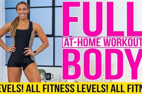 30 Minute Full Body At Home Workout *All Fitness Levels* Minimal Equipment Required!