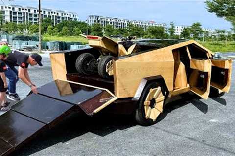 102 Days Build Tesla CyberTruck - The Most Awaited Car Of 2023-2024