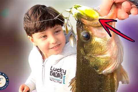 Do THIS To Catch HUGE Cold Water Bass | Kids Love Fishing