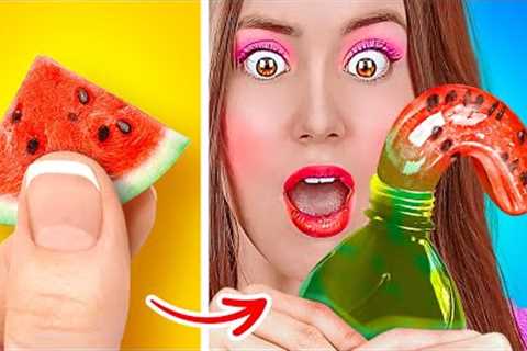 TASTY FOOD HACKS AND DIY KITCHEN TRICKS || Funny Cooking Challenges! Me vs Grandma By 123 GO Like!