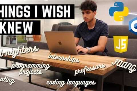 My HONEST College Advice For Computer Science Majors // as a senior computer science student