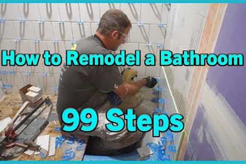 How to Remodel a Bathroom | 99 steps | PLAN LEARN BUILD