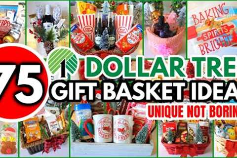 $1 DOLLAR TREE GIFT IDEAS┃last minute GIFT DIYs &amp; BASKETS for 2022 🎄