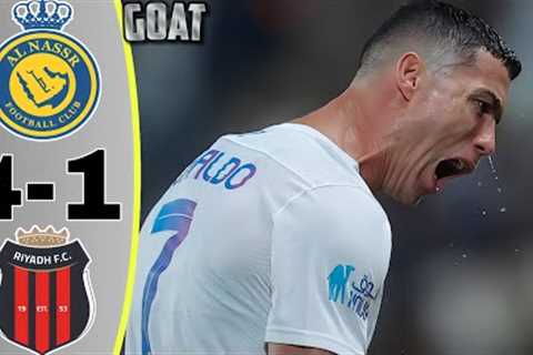 Cristiano Ronaldo Goals assists Al-Nassr vs Al-Riyadh 4-1 Saudi Pro League 2023 Highlights All Goal