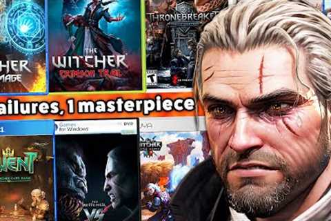 I forced myself to play *EVERY* Witcher spin-off game