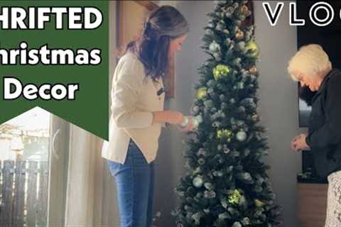 Decorating for Christmas on a Budget | Goodwill Thrift Haul | Decor Trends with Thrift Finds #decor
