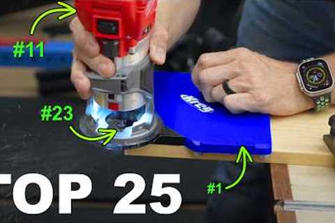 Top 25 Most Popular Woodworking Tools Reviewed in 2023!