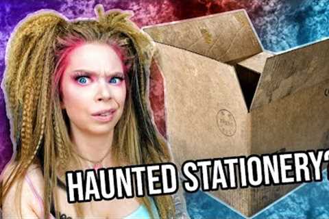 Unboxing A Haunted Stationery Mystery Box?