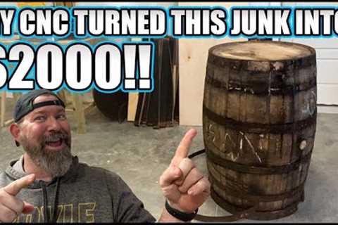 Bourbon Barrel CNC Woodworking Projects... Worth The Mess?