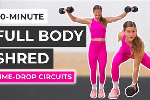 30-Minute Full Body Dumbbell Workout (Time Drop)