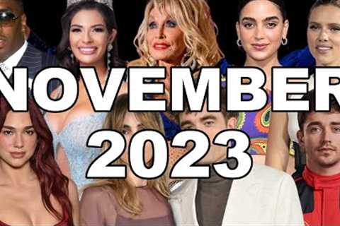 what you missed in november 2023  🗓️👑🚔 (november 2023 pop culture recap)