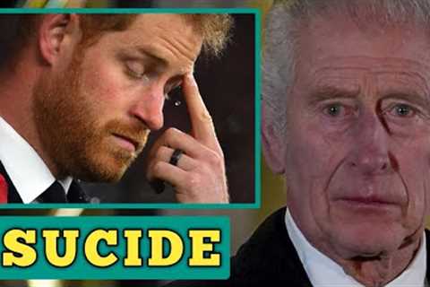 SUCIDE!🛑 Harry threatens to commit sucide if King Charles leaves him disconnect from the RF
