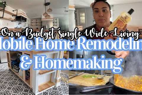 DOING THINGS DIFFERENTLY WHEN IT COMES TO REMODELING || SINGLE WIDE MOBILE HOME LIVING