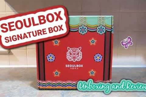 SEOULBOX Signature Box Unboxing &amp; Review - Hongdae Box - Korean Snack Box - November 2023