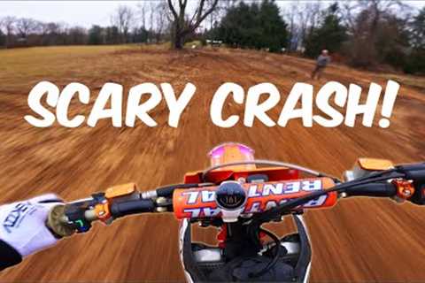 BIG CRASH on my New Shoulder! Not Good...