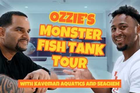 I Visited Ozzie Albies' Man Cave! (Monster Tanks &amp; Fish)