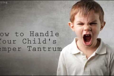 How to Handle Your Child's Temper Tantrum | Ventuno The Raising - Parenting Show