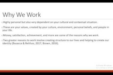 Career Counseling Episode 1: Careers in a Changing World