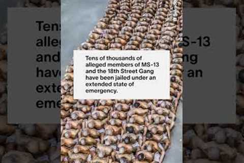 First Inmates Arrive at ‘Biggest Mega-Prison’ in the Americas #shorts