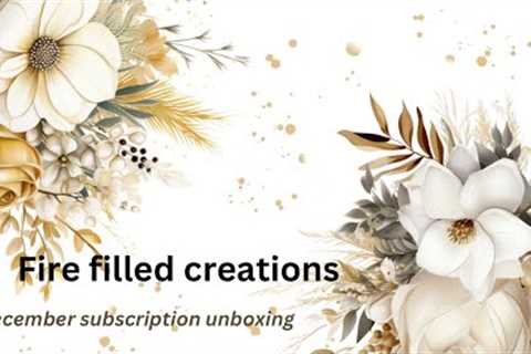 December monthly unboxing for @firefilledcreations subscription 📦 #faithbased #subbox #ffc