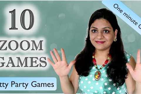 Kitty Party Games | Fun Zoom Games to play with friends | One Minute Games | Zoom Games