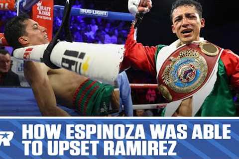 How Rafael Espinoza Was Able To Survive Vicious Knockdown To Upset Robeisy Ramirez &amp; Win World..