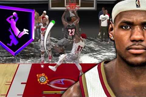 This *NEW* Rookie LEBRON JAMES BUILD has REC PLAYERS in FEAR on NBA 2K24