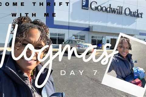 Come thrift with me at the NEW Goodwill Outlet | Goodwill Bins | Grand Opening | Vlogmas Day 7