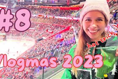 DAY 8 - Hockey &amp; Knitting | Vlogmas 2023 | Knitty Natty