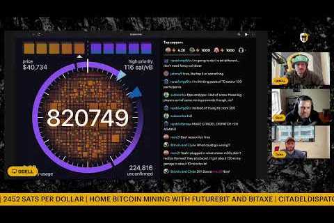 CD116: HOME BITCOIN MINING WITH FUTUREBIT AND BITAXE