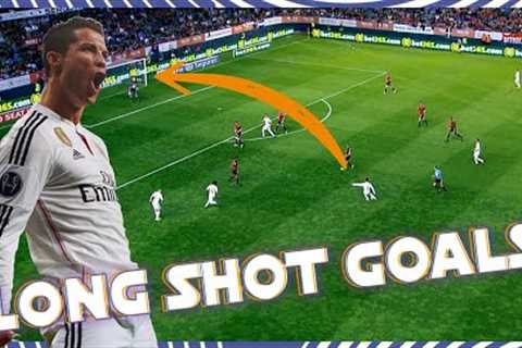 CRISTIANO RONALDO's CRAZY LONG SHOT GOALS · Real Madrid