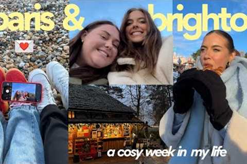 vlog: a week with us 🧸 paris, cosy friend days + shopping in brighton!