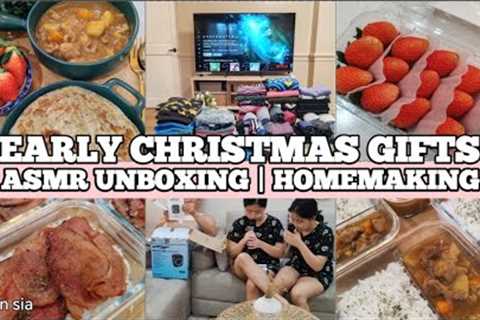 Early Christmas Gifts🎅🎁 | ASMR Unboxing | Homemaking | Lorelin Sia