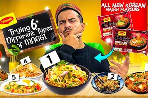 ALL NEW KOREAN MAGGI FLOVOURS BBQ KOREAN CHICKEN, BBQ KOREAN VEG, SPICY GARLIC MAGGI, CHICKEN MAGGI