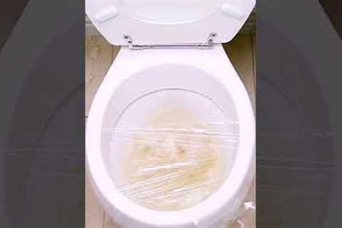 Don't be terrified of a clogged toilet! Try this hack instead #shorts