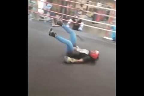 Female World Champ Thinks She Can Fight Men... KO