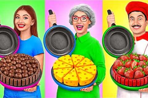 Me vs Grandma Cooking Challenge | Delicious Kitchen Hacks by Multi DO Challenge